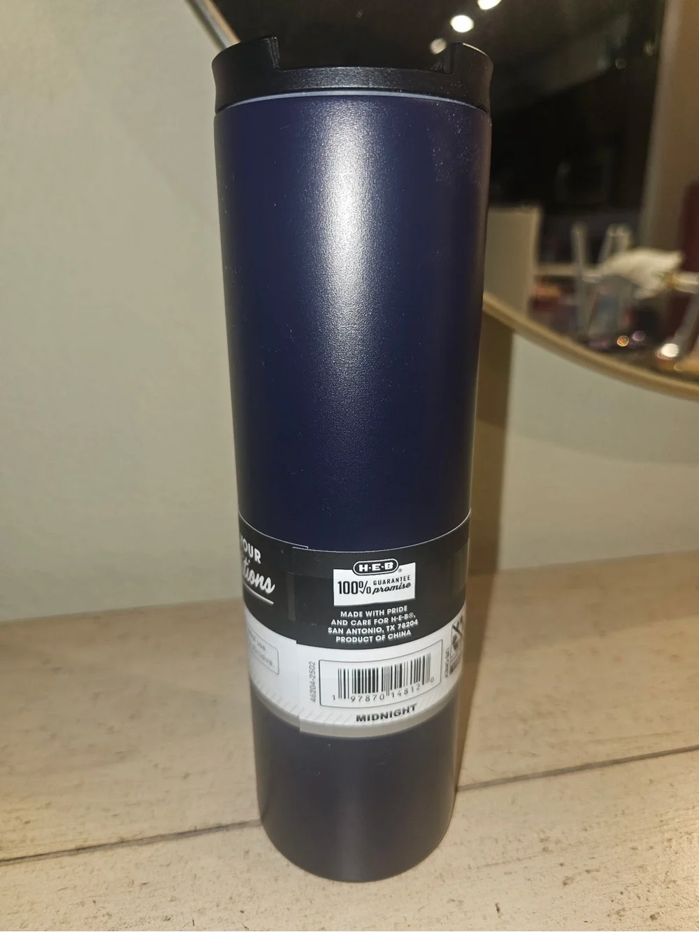 Kodi Navy Stainless Travel Tumbler - Insulated Beverage Bottle